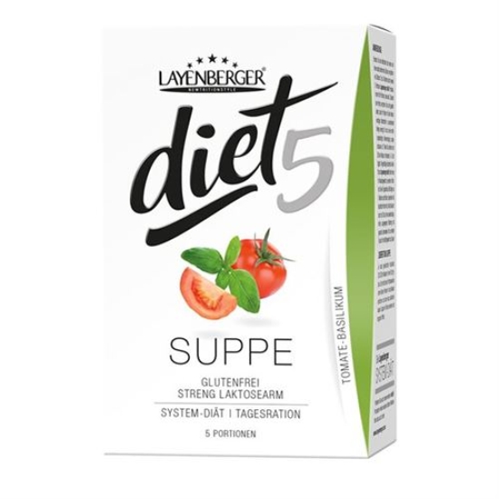 Layenberger Diet5 Suppe Tomate-Basilikum 5x 50g buy online