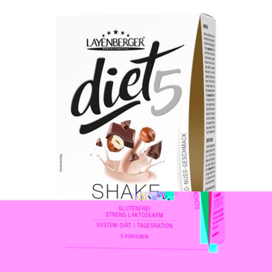 Layenberger Diet5 Shake Schoko-Nuss 5x 47g buy online