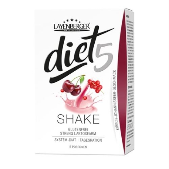 Layenberger Diet5 Shake Kirsch-Johannisb 5x 47g buy online