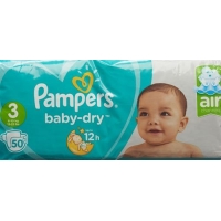 Pampers Baby Dry Grösse 3 6-10kg Midi Sparpack 52 Stück