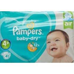 Pampers Baby Dry Grösse 4+ 10-15kg Maxi Pl Sparp 42 Stück