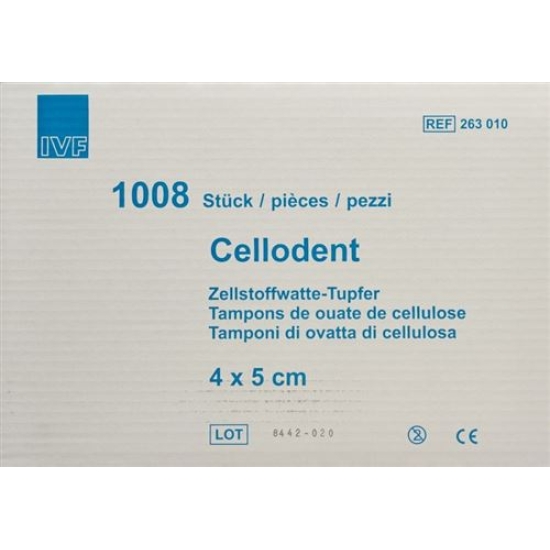 Cellodent Tupfer 4x5cm 12fach Box 15120 Stück buy online