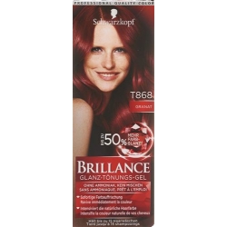 Schwarzkopf Brillance Tönungsgel T868 Granatrot