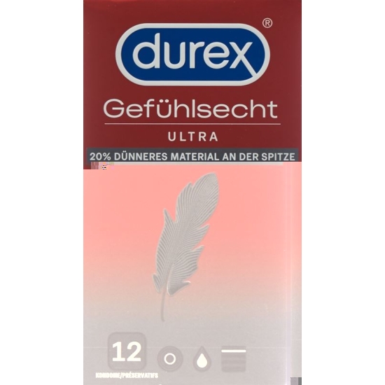 Durex Gefühlsecht Ultra Präservativ 12 Stück buy online