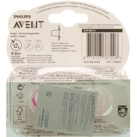 Avent Philips Beruhigungssaug Tiermotiv 0-6 Monate Girl 2 Stück