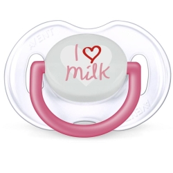 Avent Philips Beruhigungssauger I love Mama und I love Milk 0-6 Monate Girl 2 Stück