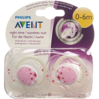 Avent Philips Schnul Ultra Air Ni 0-6m Gi Ster/kat