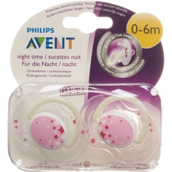 Avent Philips Schnul Ultra Air Ni 0-6m Gi Ster/kat
