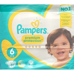 Pampers Premium Prot Grösse 6 15+kg Sparpack 31 Stück