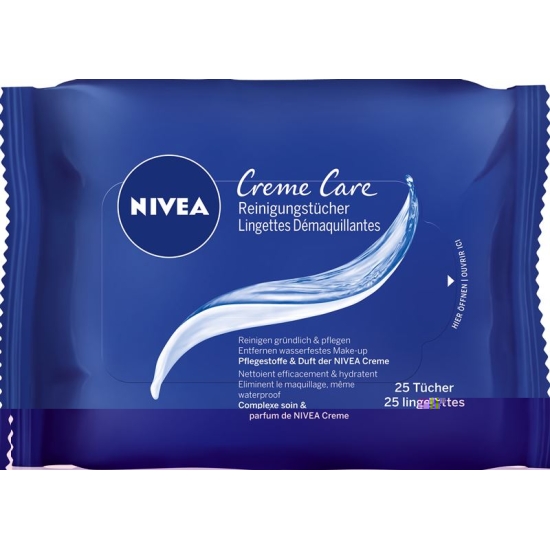 Nivea Creme Care Reinigungstücher 25 Stück buy online