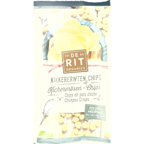De Rit Kichererbsen-Chips Meersalz Bio 75g buy online