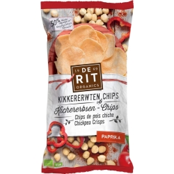 De Rit Kichererbsen-Chips Paprika Bio 75g