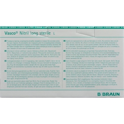 Vasco Nitril Handschuhe L Long Steril 50 Paar