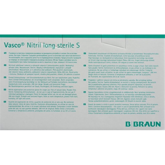 Vasco Nitril Handschuhe S Long Steril 50 Paar buy online