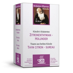 Künzle Kräutertee Zitronenthym-Holund Beutel 20 Stück
