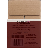 Carmol Lutschbonbons Orange Beutel 75g