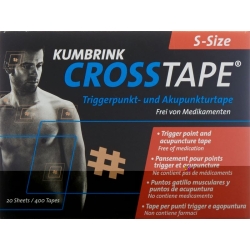 Crosstape Schmerz- Akupunkturtape S 400 Stück