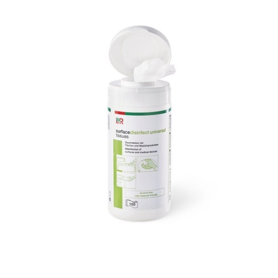 L&r Surfacedisinfect Universal Tissues Dose 100 Stück buy online