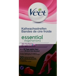 Veet Kaltwachsstreifen Beine&Körper Essen 10x 2 Stück