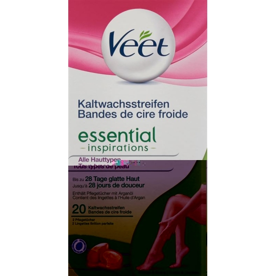 Veet Kaltwachsstreifen Beine&Körper Essen 10x 2 Stück buy online