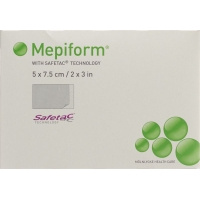 Mepiform Narbenverband 5x7.5cm Silikon Nicht Steril 5 Stück