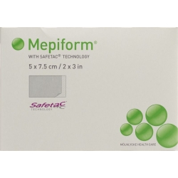 Mepiform Narbenverband 5x7.5cm Silikon Nicht Steril 5 Stück