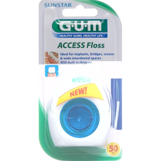 Gum Sunstar Acces Floss Dental floss 50 pieces buy online