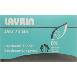 Lavilin Deodorant Tücher Box 10 Stück