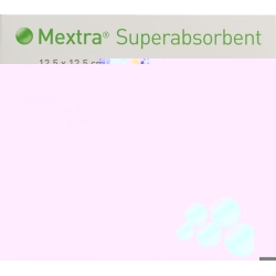 Mextra Superabsorbent 12.5x12.5cm 10 Stück