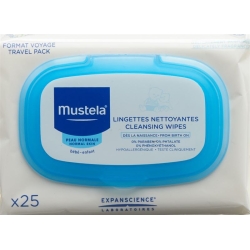 Mustela Gesichtreinigungstuch Normale Haut Neu 25 Stück