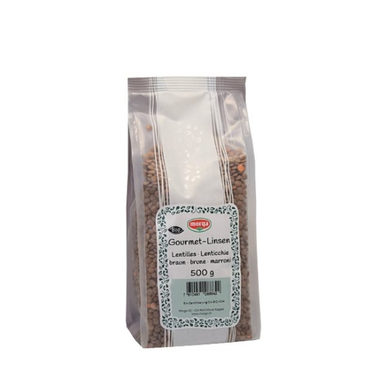 Holle Gourmet-Linsen Braun Bio Beutel 500g buy online