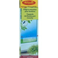 Aeroxon Fenster-Fliegenfallen Transparent 4 Stück