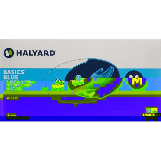 Halyard Uhs M Nitril Basic Blau 200 Stück buy online