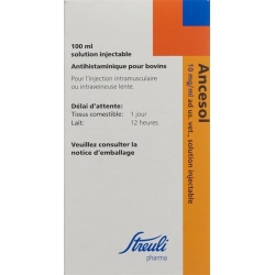 Ancesol Injektionslösung 10mg/ml Ad Us Vet. Flasche 100ml