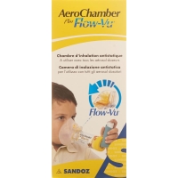 Aerochamber Plus Flow-vu mit Maske (1-5 J) Gelb