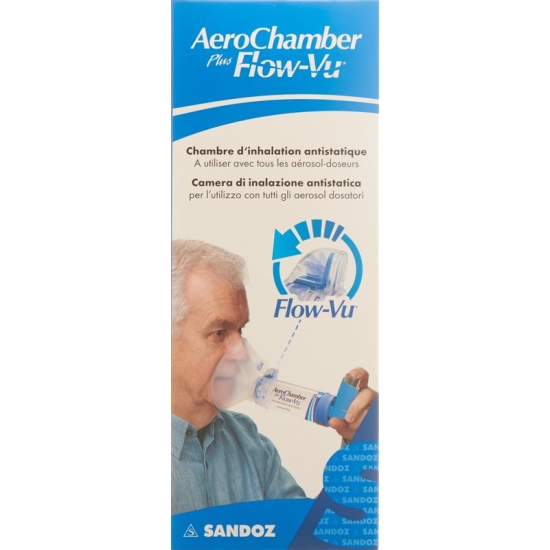 Aerochamber Plus Flow-vu Large Mask Blue buy online