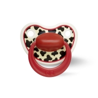 Bibi Nuggi Dental Happiness 0-6 Ring Tiger Swiss Red
