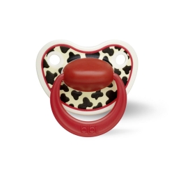 Bibi Nuggi Dental Happiness 6-16 Ring Tiger Swiss Red