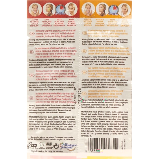 Face Food Gesichtsmaske Aprikose Grapefr 2x 6ml buy online