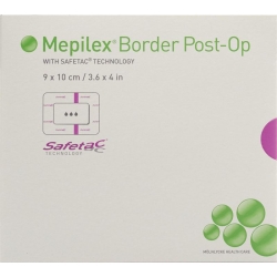 Mepilex Border Post OP 9x10cm (neu) 10 Stück