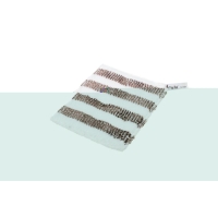 Ha-ra dishcloth 15/12cm brown-white