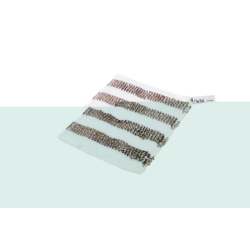 Ha-ra dishcloth 15/12cm brown-white