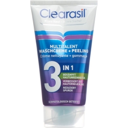 Clearasil Multitalent Waschcreme&peeling 150ml