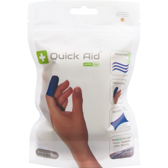 Quick Aid Pflaster 6x100cm Latexfrei Hautfarben buy online
