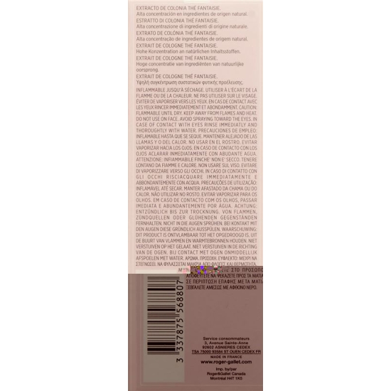 Roger Gallet Extrait Cologne The Fantaisie 100ml buy online