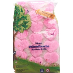 Sänger Hot-water bottle 0.8L plush cover Valentina