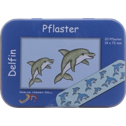 Doell Heftpflaster 19x72mm Delfine Dose 20 Stück