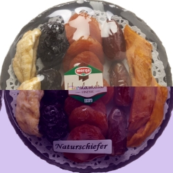 Issro Schieferstein Natur Rund 130g