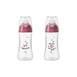 Bibi Flasche Natural Happiness 260ml 2+ Mama