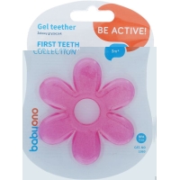 Babyono teething ring with gel flower